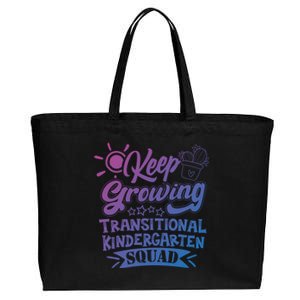 Keep Growing Transitional Kindergarten Teacher Team Gift Cotton Canvas Jumbo Tote