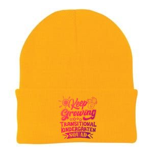 Keep Growing Transitional Kindergarten Teacher Team Gift Knit Cap Winter Beanie