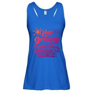 Keep Growing Transitional Kindergarten Teacher Team Gift Ladies Essential Flowy Tank