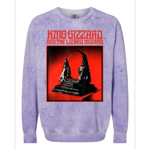 King Gizzards The Lizard Wizards Colorblast Crewneck Sweatshirt