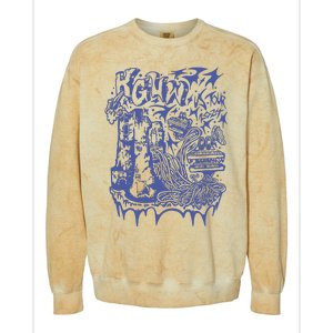 King Gizzard Us 2024 Colorblast Crewneck Sweatshirt