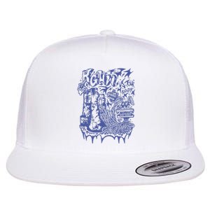 King Gizzard Us 2024 Flat Bill Trucker Hat