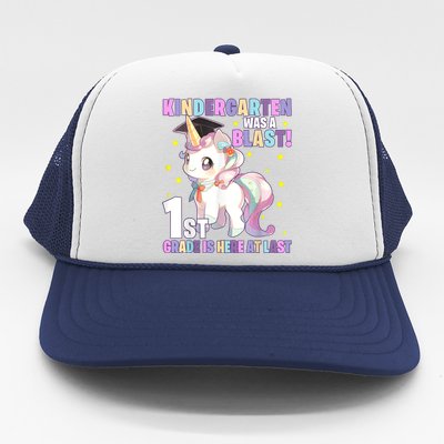 Kindergarten Graduation Unicorn Kindergarten Graduate Trucker Hat