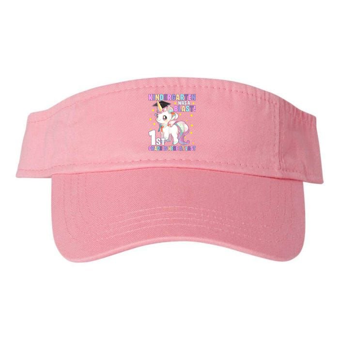 Kindergarten Graduation Unicorn Kindergarten Graduate Valucap Bio-Washed Visor