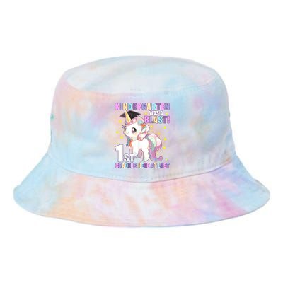 Kindergarten Graduation Unicorn Kindergarten Graduate Tie Dye Newport Bucket Hat