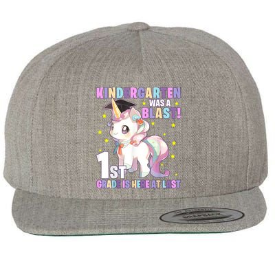 Kindergarten Graduation Unicorn Kindergarten Graduate Wool Snapback Cap