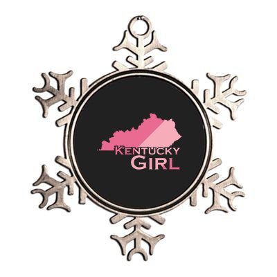 Kentucky Girl Usa America Metallic Star Ornament