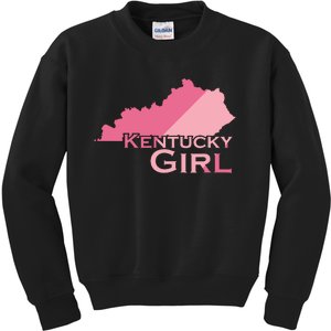 Kentucky Girl Usa America Kids Sweatshirt