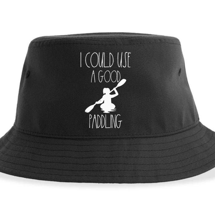 Kayaking Gear Women Kayak Lovers I Could Use A Good Paddling Sustainable Bucket Hat