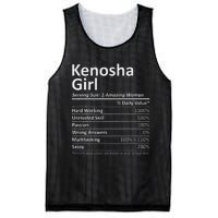 Kenosha Girl Wi Wisconsin Funny City Home Roots Usa Gift Mesh Reversible Basketball Jersey Tank