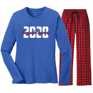 Kamala Harris 2020 Madam Vice President Cute Gift Women's Long Sleeve Flannel Pajama Set 