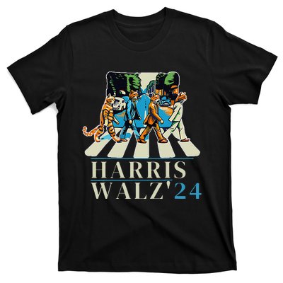 Kamala Harris 2024 Retro Rainbow Vote Democrat T-Shirt