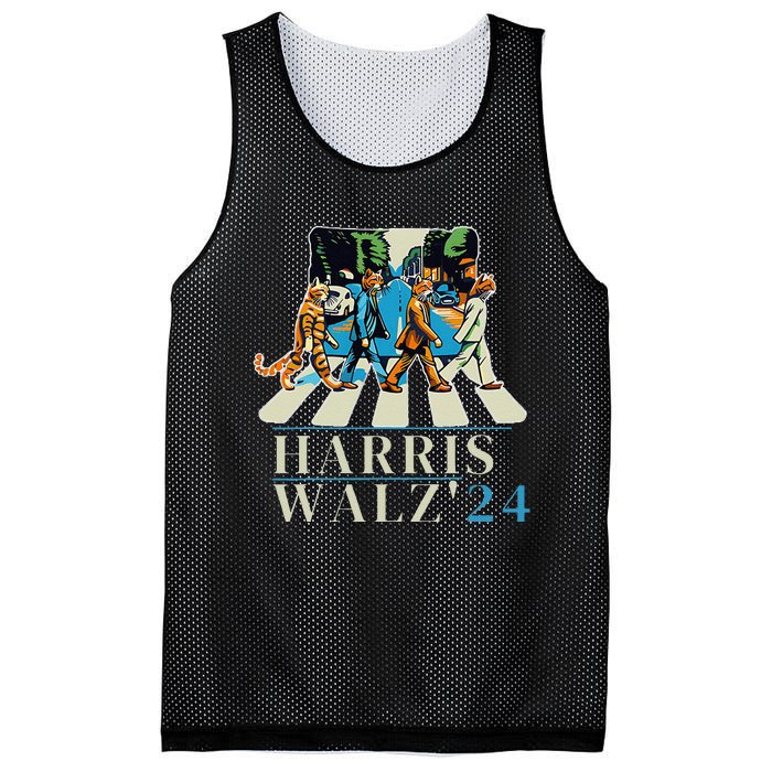 Kamala Harris 2024 Retro Rainbow Vote Democrat Mesh Reversible Basketball Jersey Tank