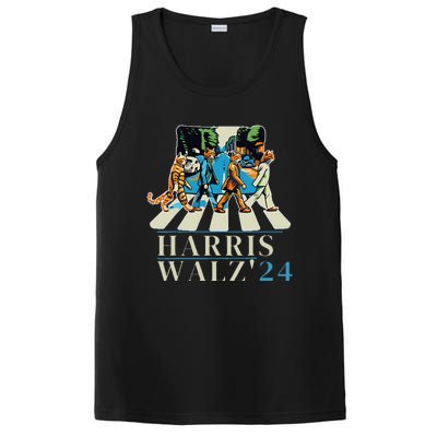 Kamala Harris 2024 Retro Rainbow Vote Democrat PosiCharge Competitor Tank