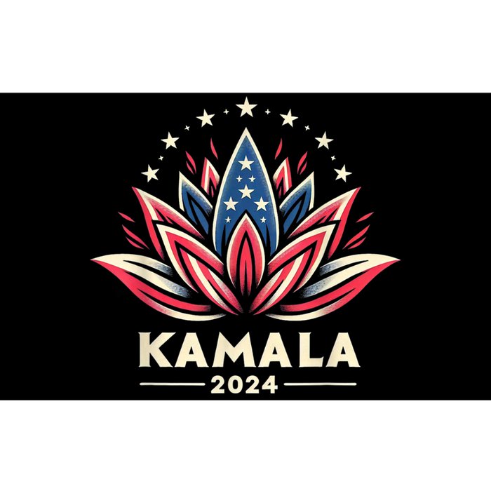 Kamala Harris 2024 Presidential Campaign American Lotus Bumper Sticker