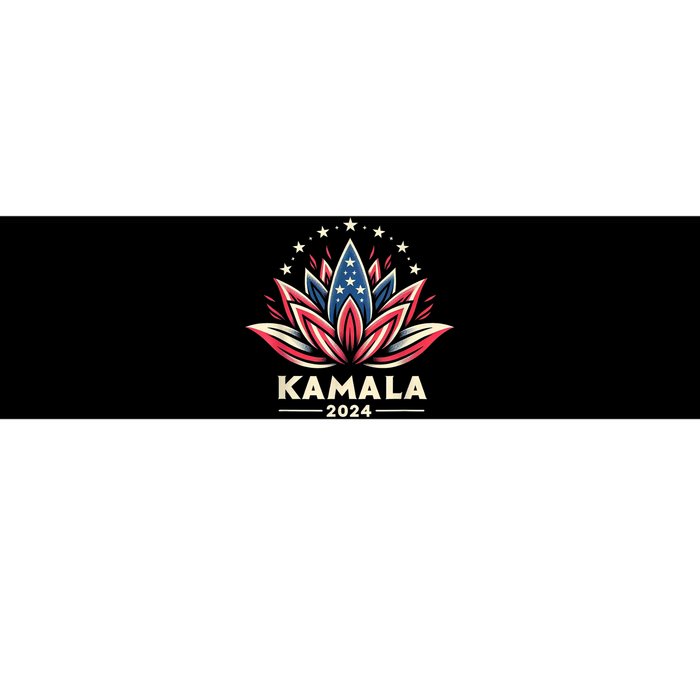 Kamala Harris 2024 Presidential Campaign American Lotus Bumper Sticker