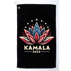 Kamala Harris 2024 Presidential Campaign American Lotus Platinum Collection Golf Towel