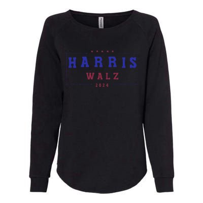 Kamala Harris 2024 Tim Walz 2024 Womens California Wash Sweatshirt