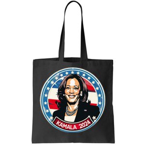 Kamala Harris 2024 24 Madam Vice President Democrat Tote Bag