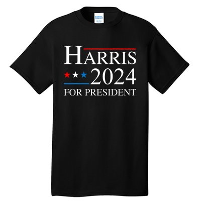 Kamala Harris 2024 For President Election Campaign Tall T-Shirt