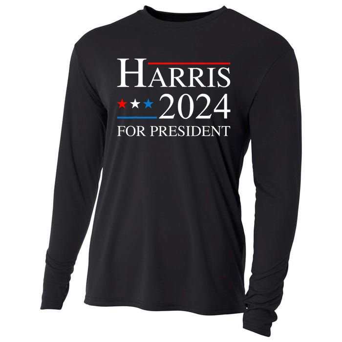 Kamala Harris 2024 For President Election Campaign Cooling Performance Long Sleeve Crew