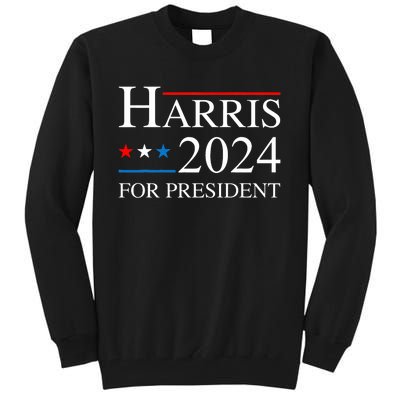 Kamala Harris 2024 For President Election Campaign Tall Sweatshirt