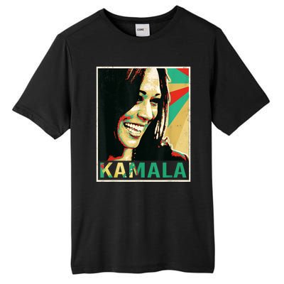 Kamala Harris 2024 Kamala For President Tall Fusion ChromaSoft Performance T-Shirt