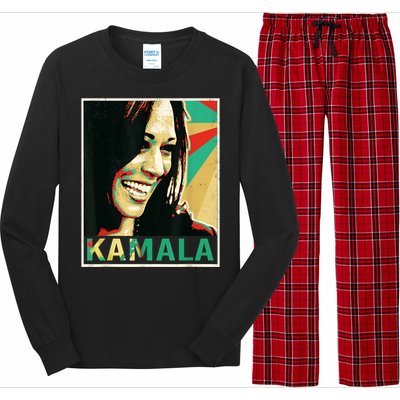 Kamala Harris 2024 Kamala For President Long Sleeve Pajama Set