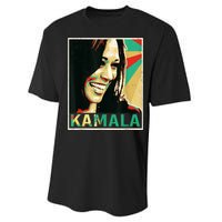 Kamala Harris 2024 Kamala For President Performance Sprint T-Shirt