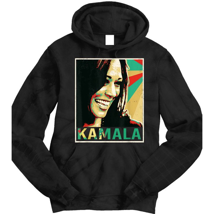 Kamala Harris 2024 Kamala For President Tie Dye Hoodie