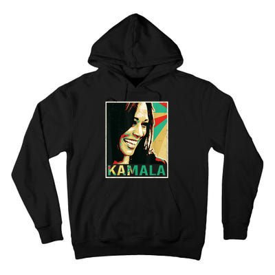 Kamala Harris 2024 Kamala For President Tall Hoodie