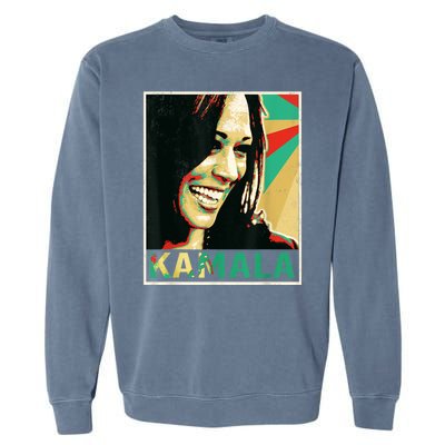 Kamala Harris 2024 Kamala For President Garment-Dyed Sweatshirt