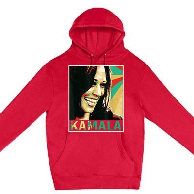 Kamala Harris 2024 Kamala For President Premium Pullover Hoodie