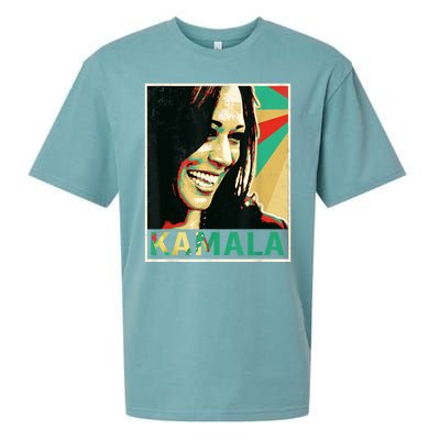 Kamala Harris 2024 Kamala For President Sueded Cloud Jersey T-Shirt