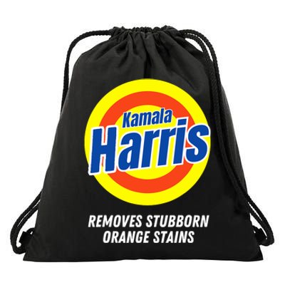 Kamala Harris 2024 Removes Stubborn Orange Stains Humorous Drawstring Bag