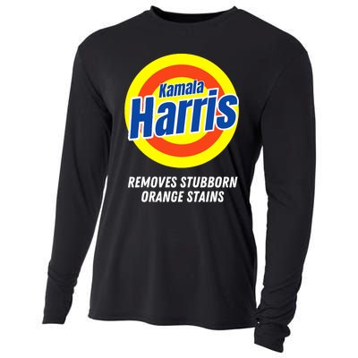 Kamala Harris 2024 Removes Stubborn Orange Stains Humorous Cooling Performance Long Sleeve Crew