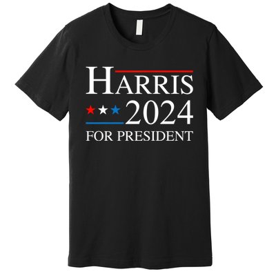 Kamala Harris 2024 For President Election Campaign Premium T-Shirt