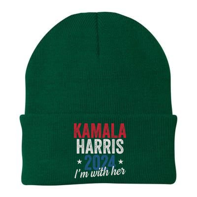 Kamala Harris 2024 Support IM With Her Kamala Harris 2024 Knit Cap Winter Beanie