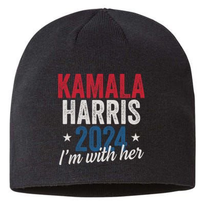 Kamala Harris 2024 Support IM With Her Kamala Harris 2024 Sustainable Beanie