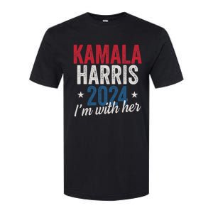 Kamala Harris 2024 Support IM With Her Kamala Harris 2024 Softstyle CVC T-Shirt