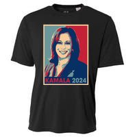 Kamala Harris 2024 For President Election Democratic Party Cooling Performance Crew T-Shirt