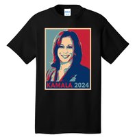 Kamala Harris 2024 For President Election Democratic Party Tall T-Shirt