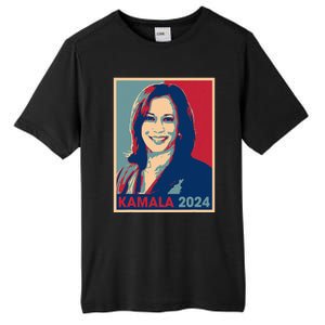 Kamala Harris 2024 For President Election Democratic Party Tall Fusion ChromaSoft Performance T-Shirt