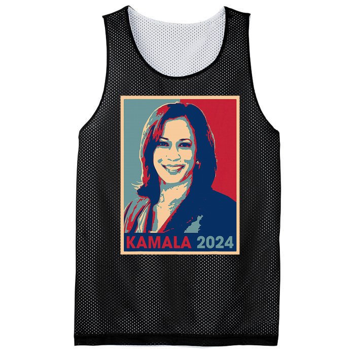 Kamala Harris 2024 For President Election Democratic Party Mesh Reversible Basketball Jersey Tank