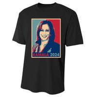 Kamala Harris 2024 For President Election Democratic Party Performance Sprint T-Shirt