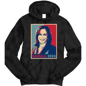 Kamala Harris 2024 For President Election Democratic Party Tie Dye Hoodie