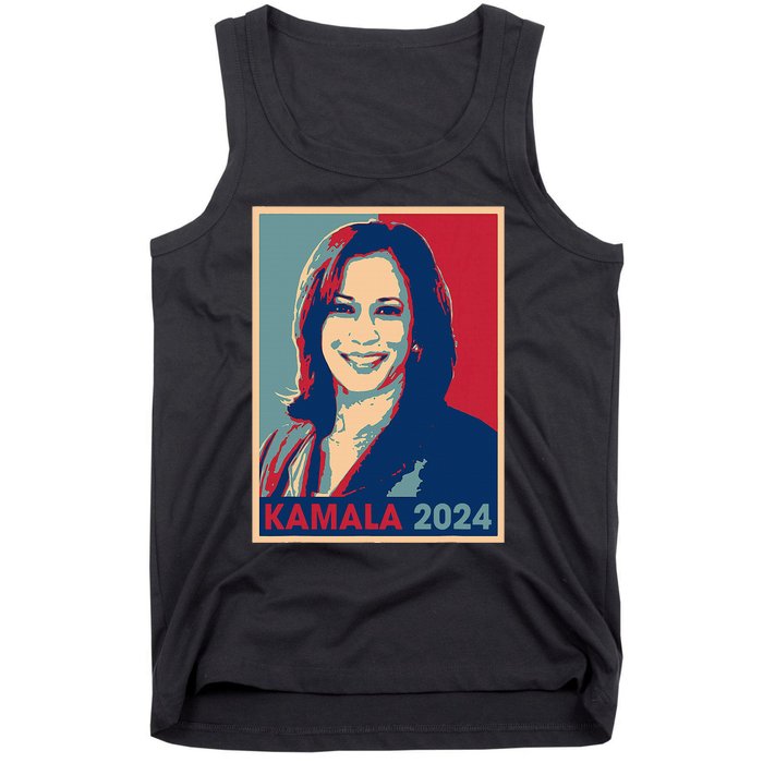 Kamala Harris 2024 For President Election Democratic Party Tank Top