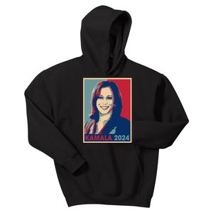 Kamala Harris 2024 For President Election Democratic Party Kids Hoodie