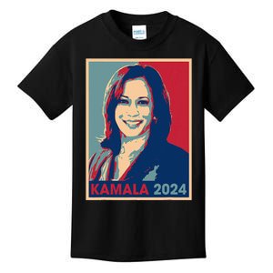 Kamala Harris 2024 For President Election Democratic Party Kids T-Shirt