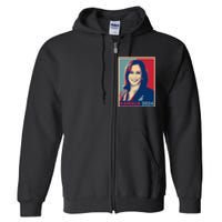 Kamala Harris 2024 For President Election Democratic Party Full Zip Hoodie